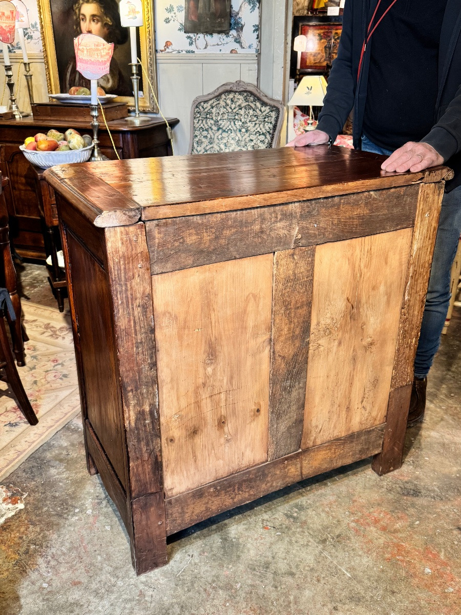Small Provençal Walnut Chest Of Drawers, Late 17th Century-photo-8