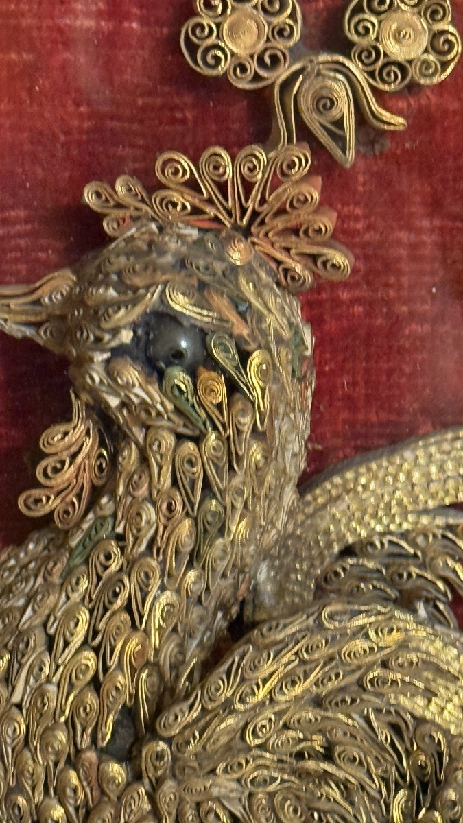 Paperolle Provençale aux Reliques de Saint François de Sales et Sainte Chantal – XVIIIe siècle-photo-7