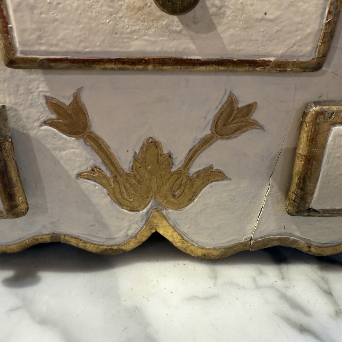 Coffret Louis XVI en bois laqué-photo-6