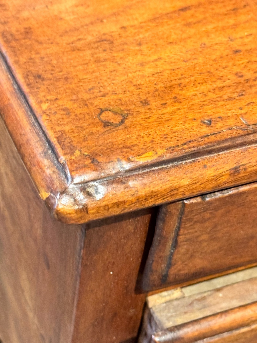 Petite table à écran en noyer, style Louis XV-photo-8