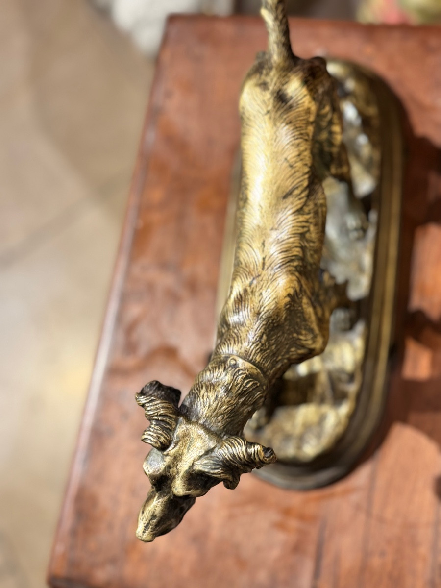 Bronze : Chien d’Arrêt – Signé J. Moigniez-photo-8