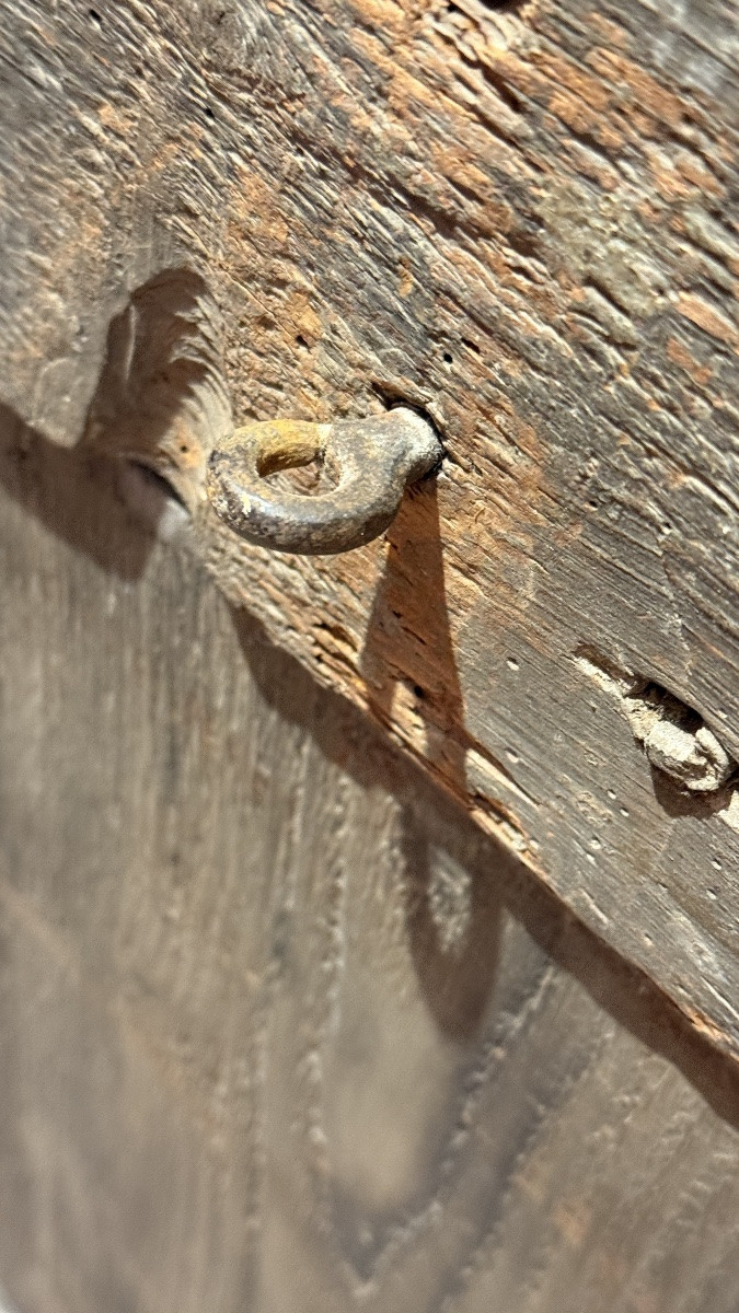 Louis XVI Style Mirror With Pediment, 18th Century-photo-3