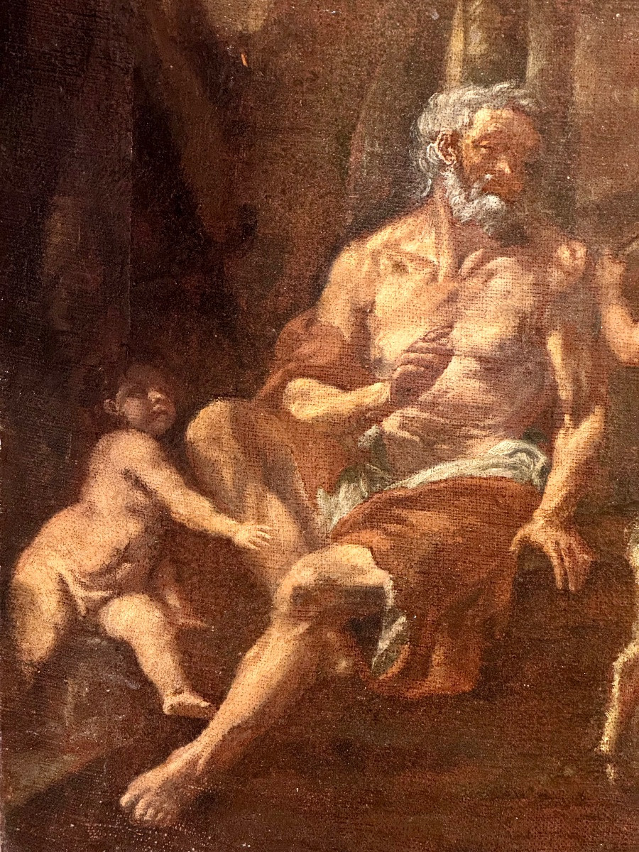 Painting Depicting A Pastoral Scene – 17th Century-photo-2