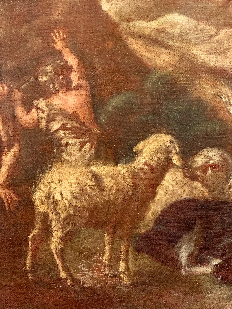 Painting Depicting A Pastoral Scene – 17th Century-photo-3