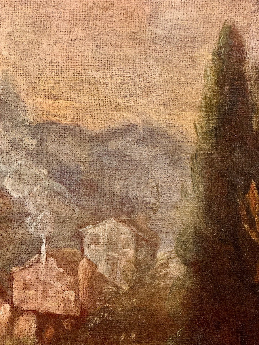 Painting Depicting A Pastoral Scene – 17th Century-photo-1