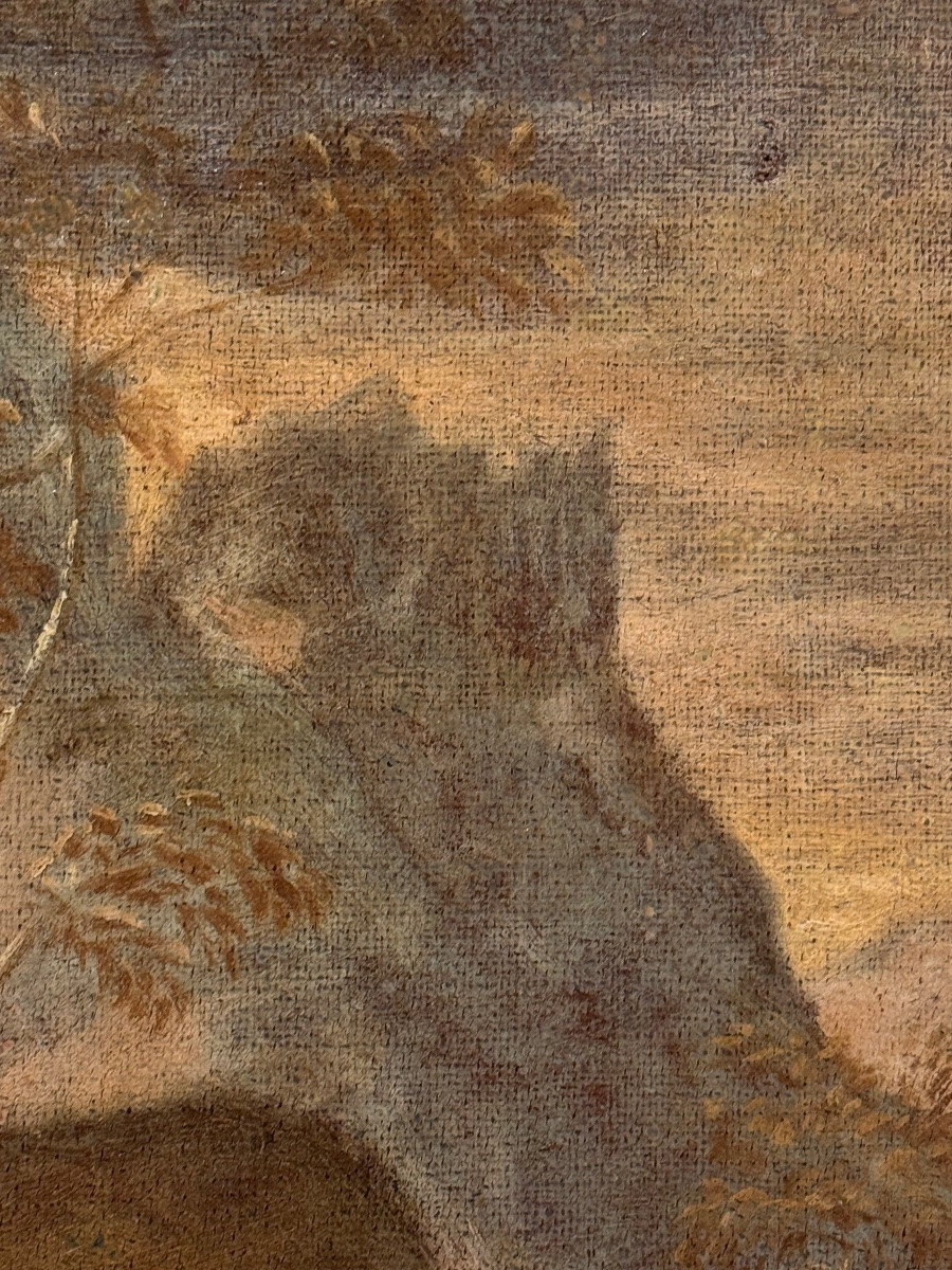 Painting Depicting A Pastoral Scene – 17th Century-photo-2