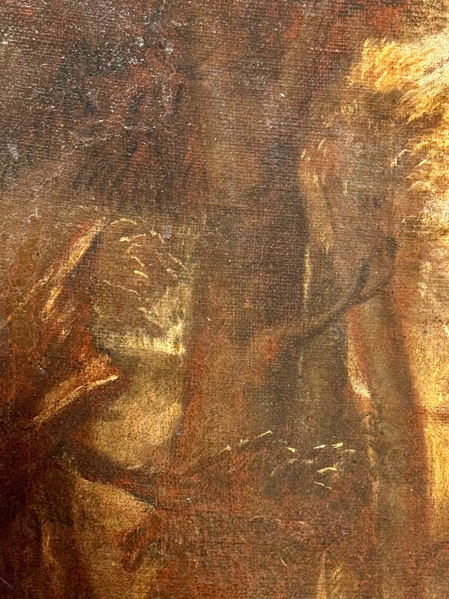 Painting Depicting A Pastoral Scene – 17th Century-photo-4