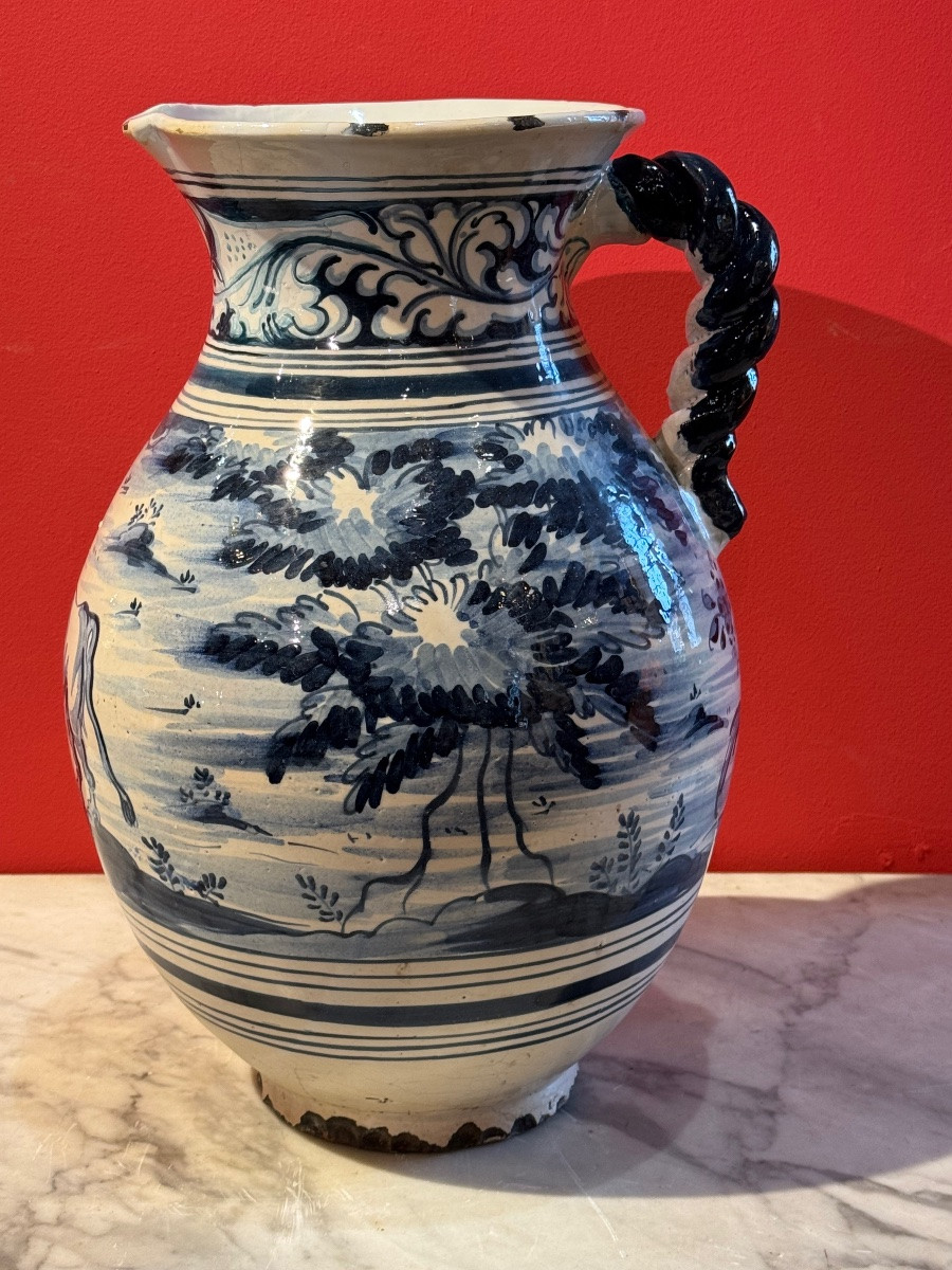 17th Century Spanish Earthenware Jug -photo-2