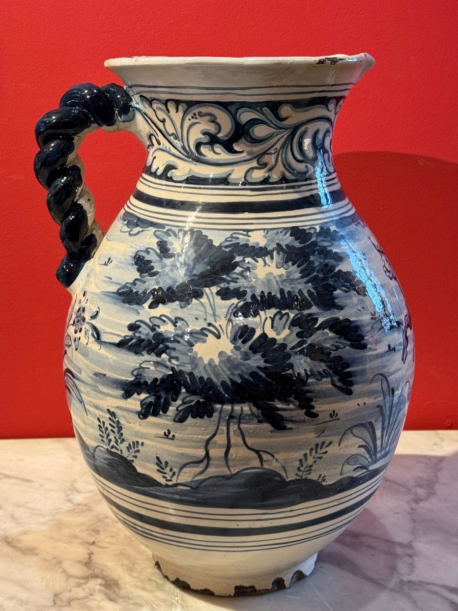 17th Century Spanish Earthenware Jug -photo-3