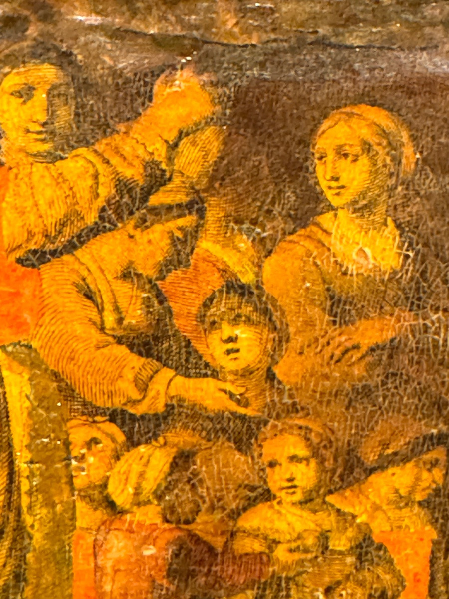 Suite de quatre gravures anciennes coloriées d’après Jacques Stella -photo-7