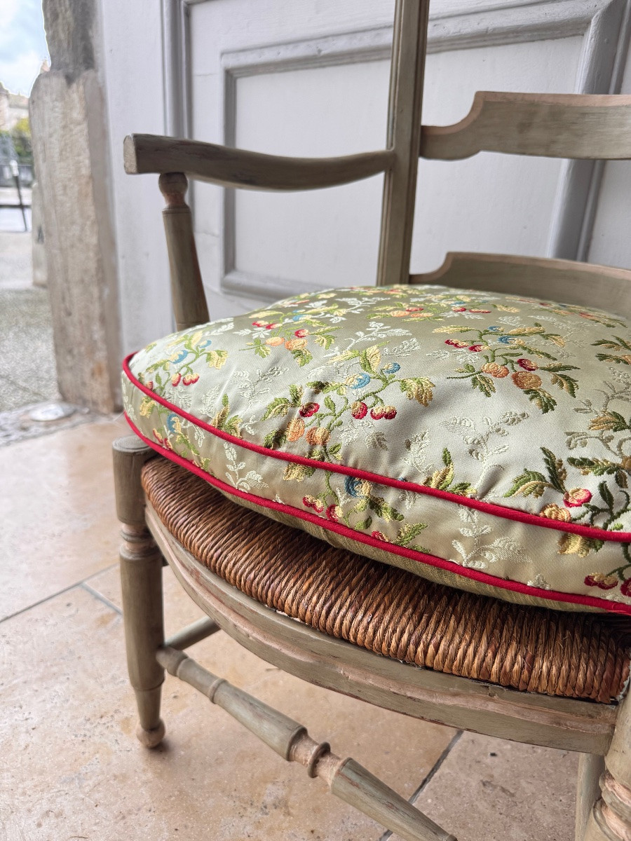 Two Louis XVI Period Armchairs, 18th Century-photo-7