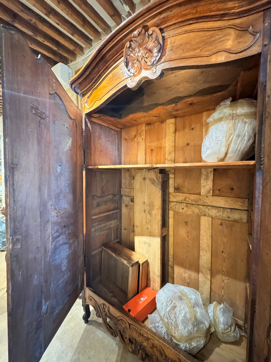 Provençal Wardrobe, Known As The Nîmes Wardrobe, With A Gendarme's Hat – 19th Century-photo-4