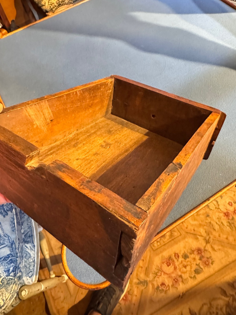 Louis XV Walnut Games Table - 18th Century, 4 Drawers-photo-4