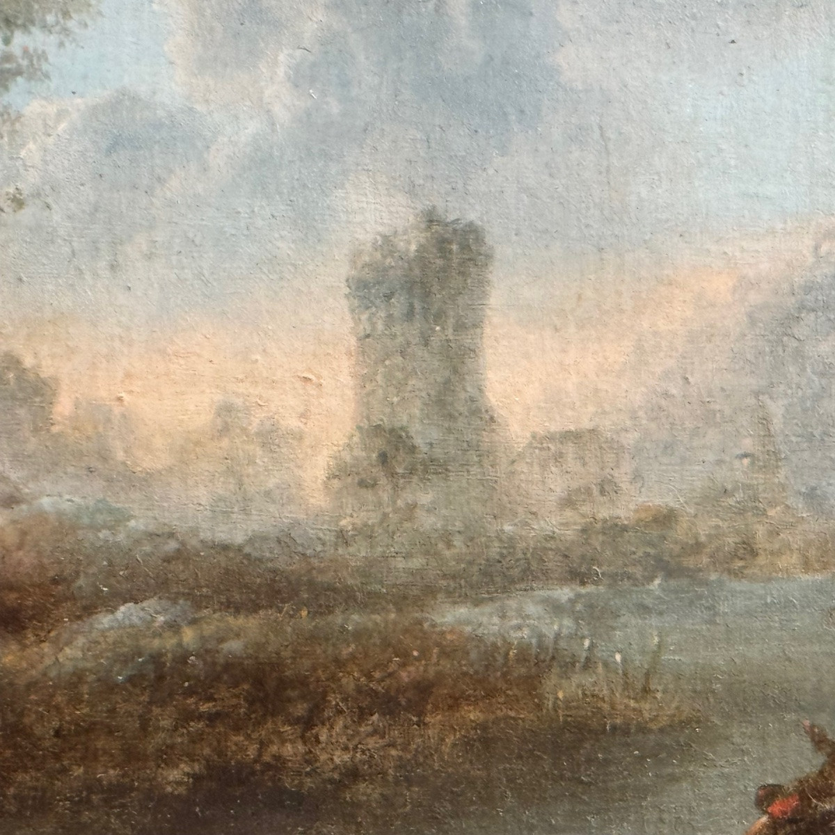 Pair Of Small Oils Attributed To Jean Baptiste Pillement-photo-5