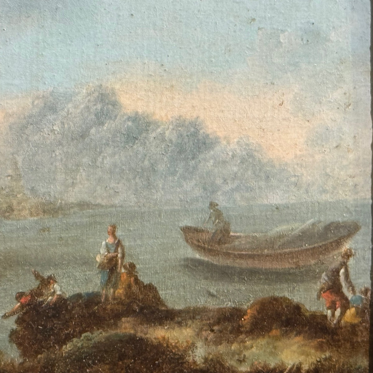 Pair Of Small Oils Attributed To Jean Baptiste Pillement-photo-8