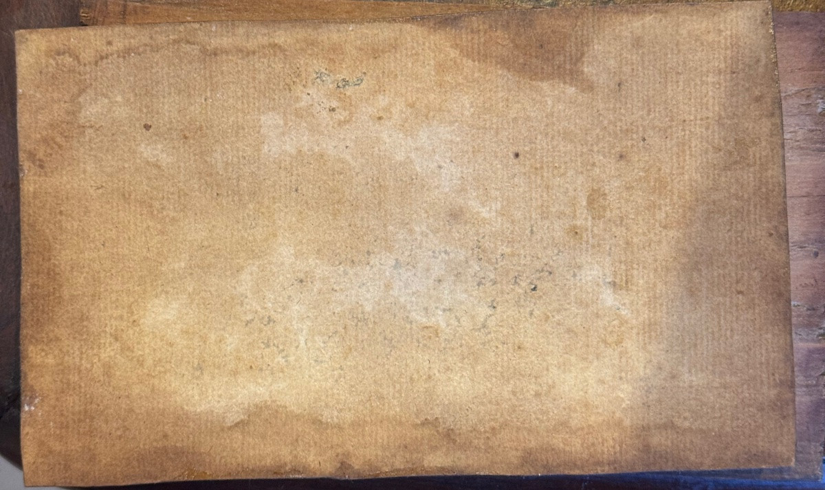 Pair Of Small Oils Attributed To Jean Baptiste Pillement-photo-1