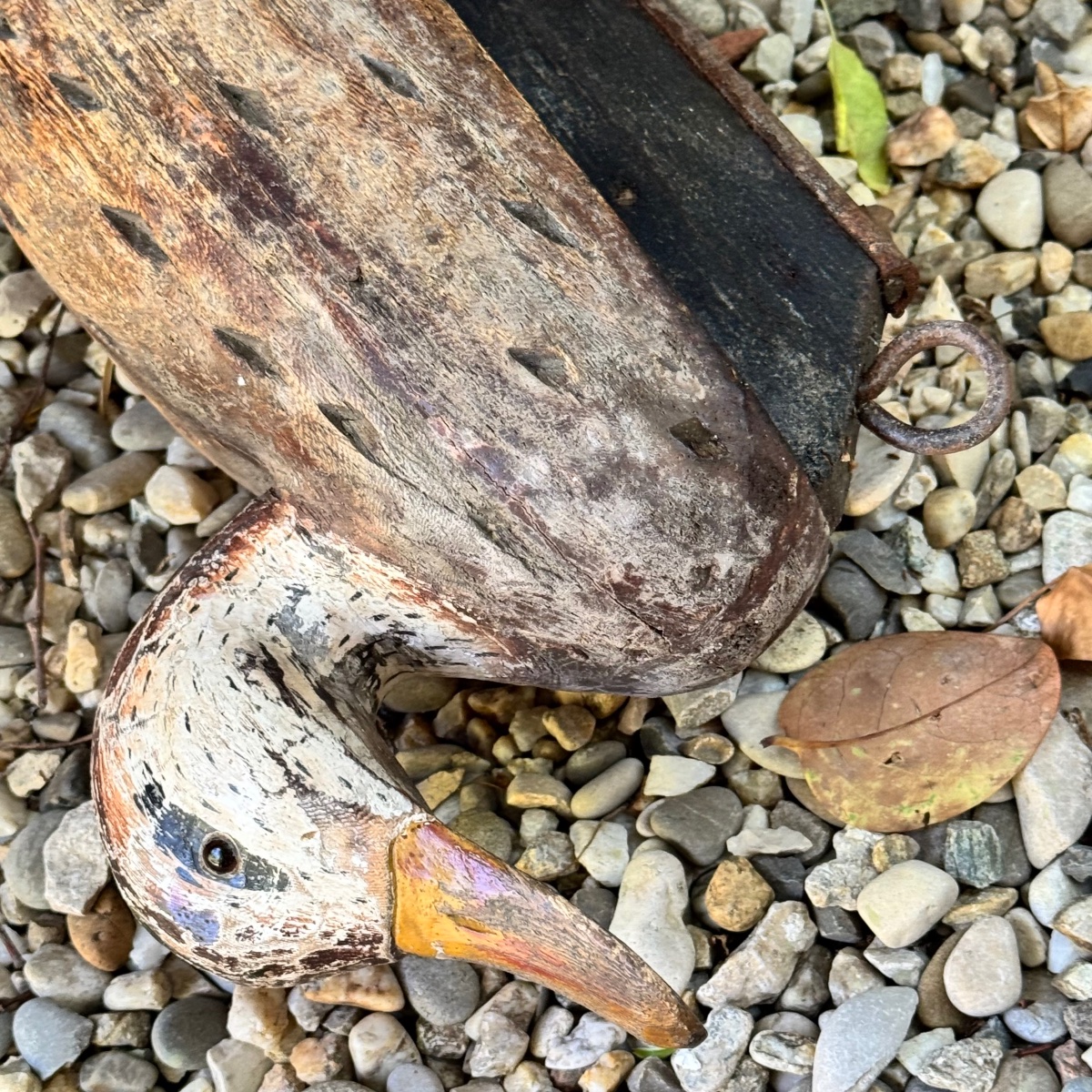 Appelant de chasse en bois sculpté – Fin XIXe siècle-photo-2