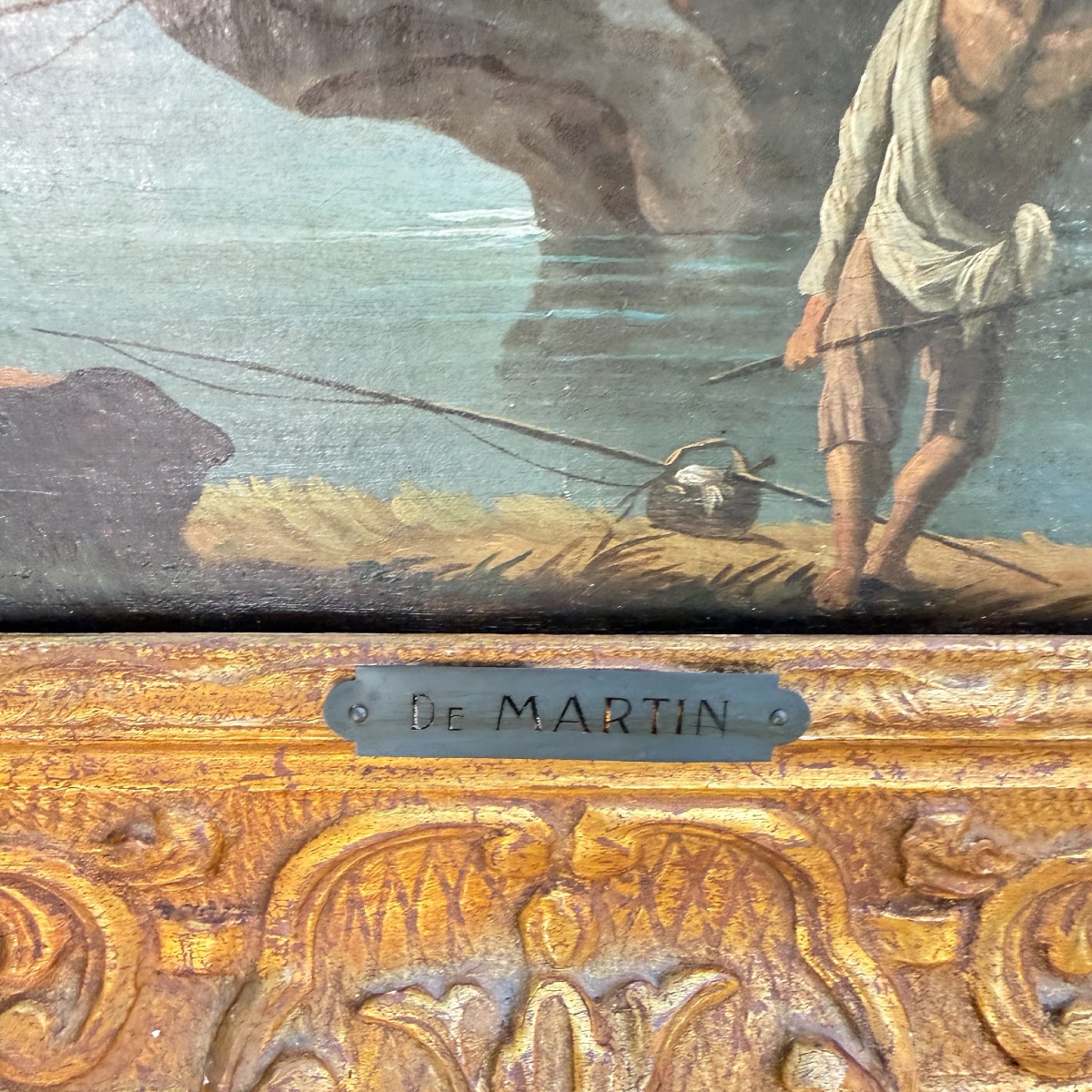 A Pair Of Lively Italian Landscapes, Signed L. De Martin And Dated 1779, Oils On Canvas-photo-4