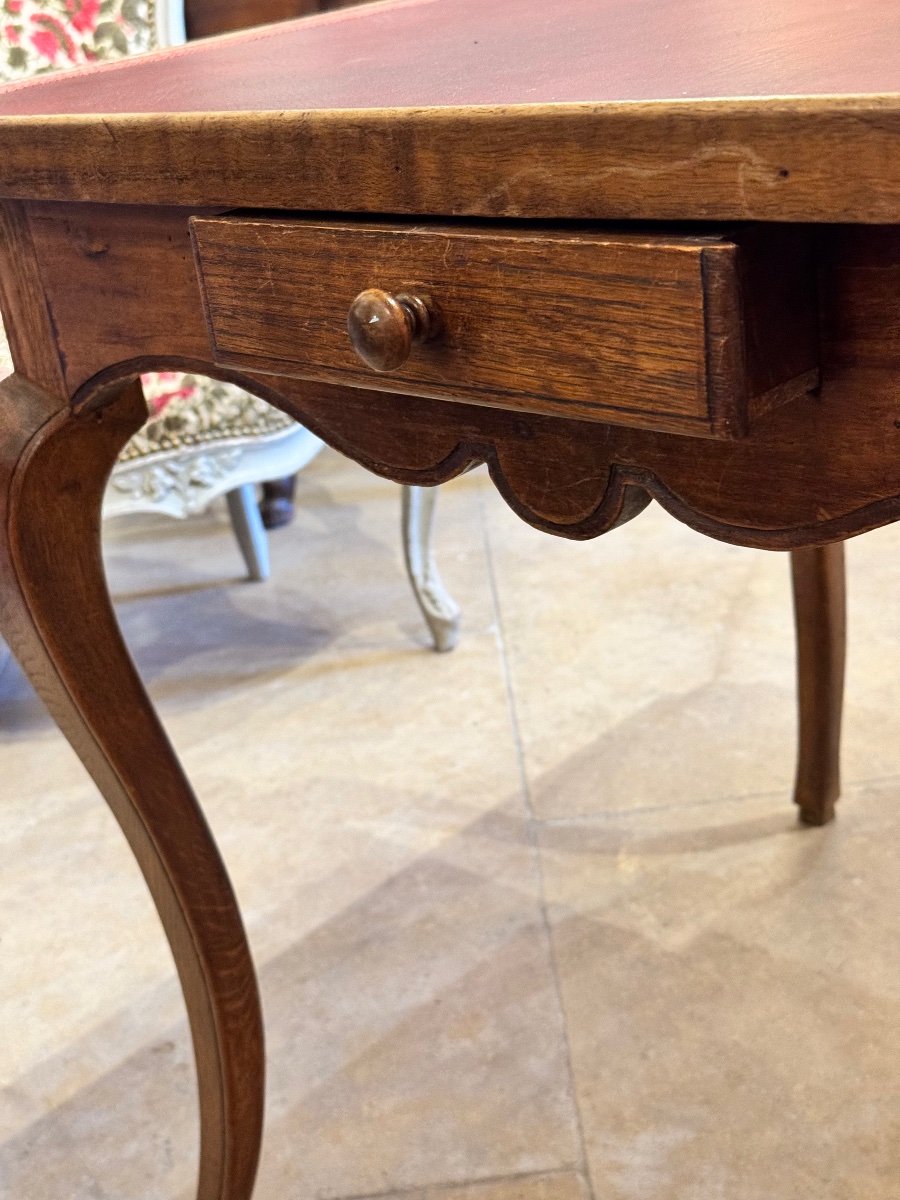 Table à jeux en noyer, style Louis XV, XVIIIe siècle-photo-7