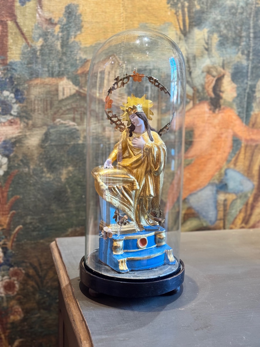 Santibelli From Saint Louis Under A Glass Dome – Provence, 19th Century