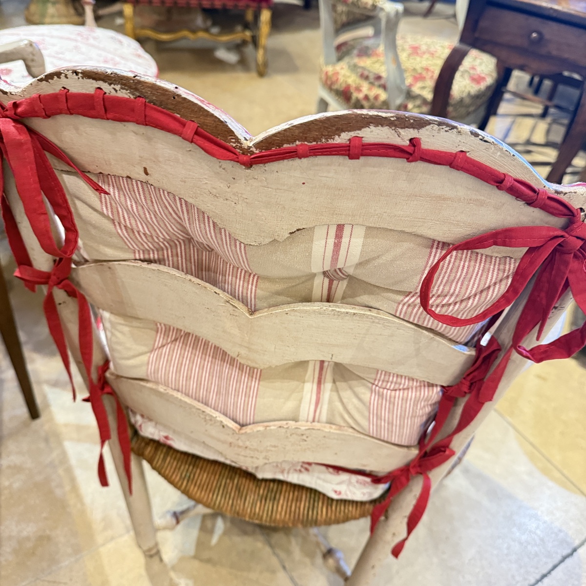 Paire de fauteuils provençaux en hêtre laqué – Époque XVIIIᵉ siècle-photo-6