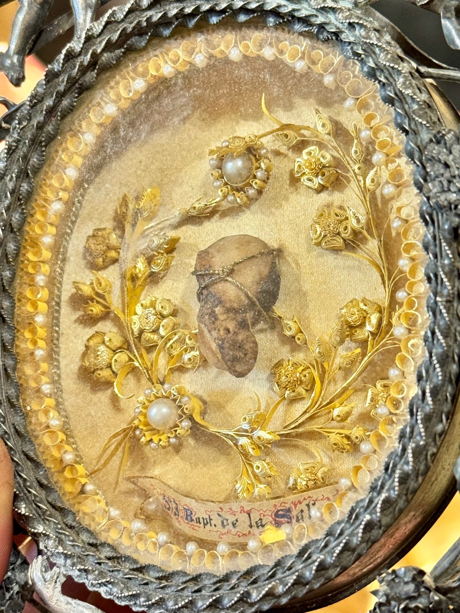 Reliquary Of Saint John Baptist De La Salle – 19th Century-photo-6