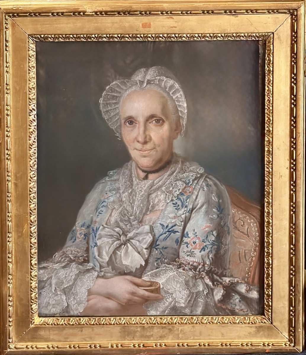 Pastel XVIIIe, Portrait de Mademoiselle Delamarre, attribué à Lépicié ou Jeaurat de Bertry