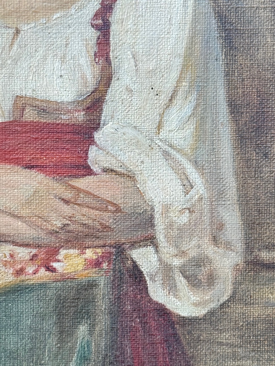 Jeune Napolitaine, XIXe siècle Attribué à Pierre Vignal (1855-1925) -photo-3
