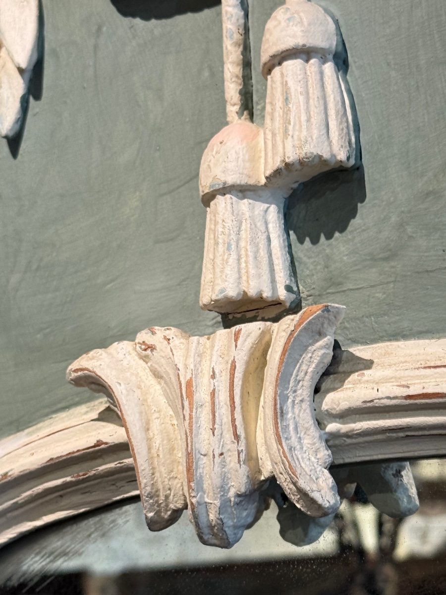 Narrow Center Panel With A Gardening Trophy—late 18th Century, Early 19th Century-photo-2