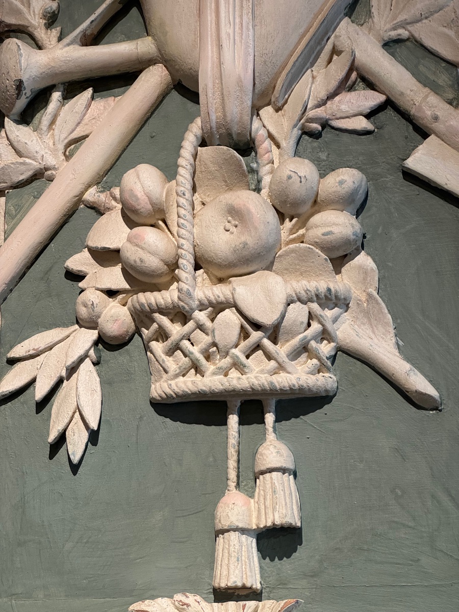 Narrow Center Panel With A Gardening Trophy—late 18th Century, Early 19th Century-photo-8