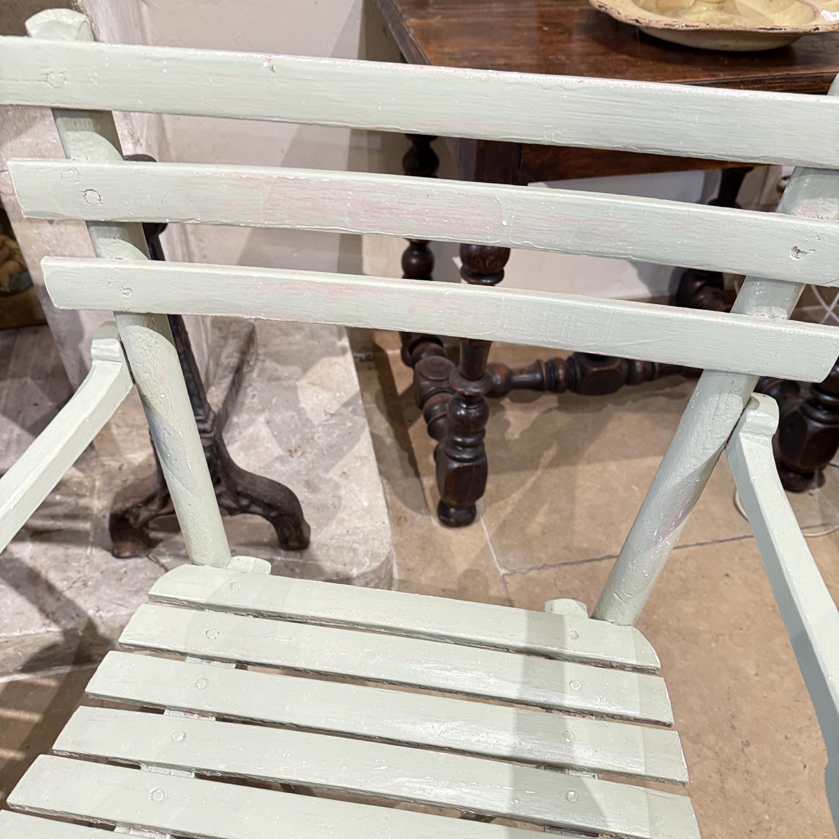 Early 20th-century Thonet Garden Set—4 Chairs, 2 Armchairs, And A Table-photo-1