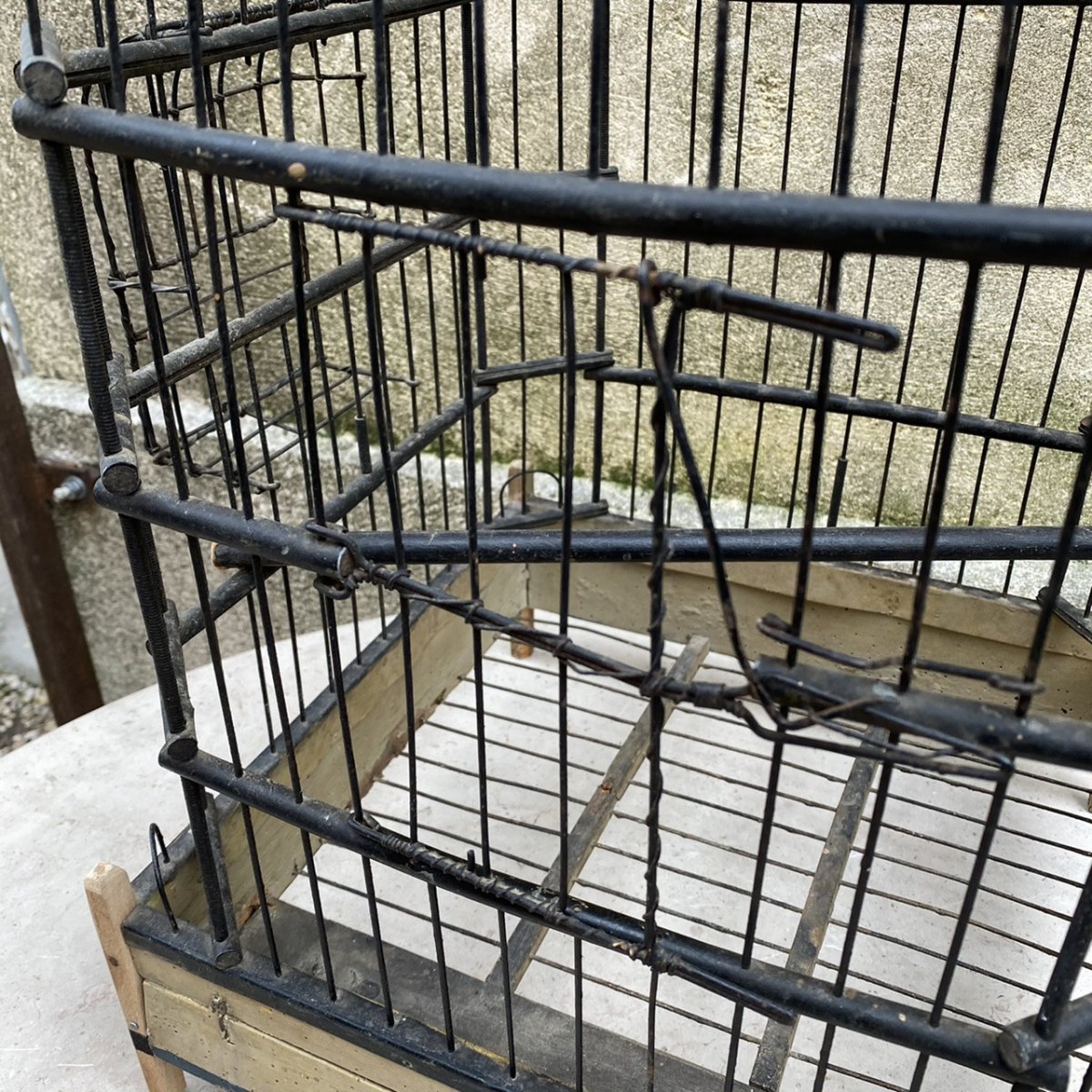 Proantic: Cage à Oiseaux Sur Pied à Décor Chinoisant -19° Siècle