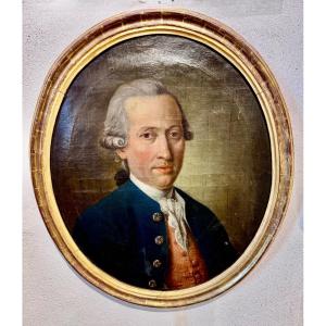 Portrait de gentilhomme – époque Louis XVI, daté 1774