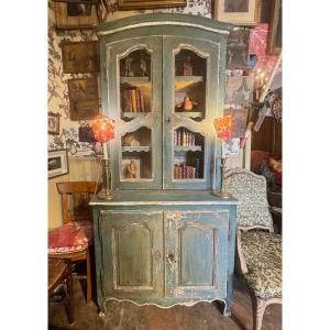 Tres petit deux-corps Louis XV époque 18ieme peinture et patine ancienne