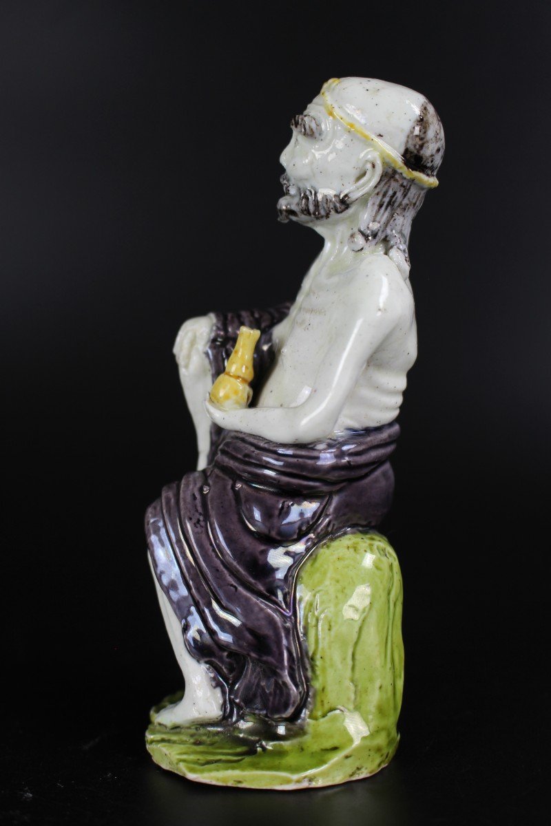 Kangxi porcelaine Chinoise figure sancai Li Tieguai 17ème siècle immortel Taoïst Dynastie Qing -photo-3