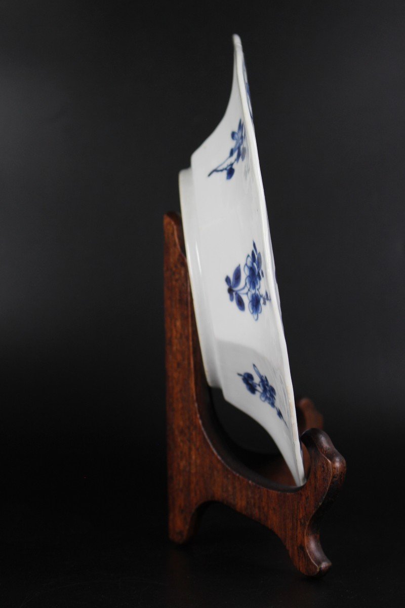 Kangxi Dish Chinese Porcelain Blue & White Plate Marked Zhi 17th/18th Century Qing Dynasty-photo-4