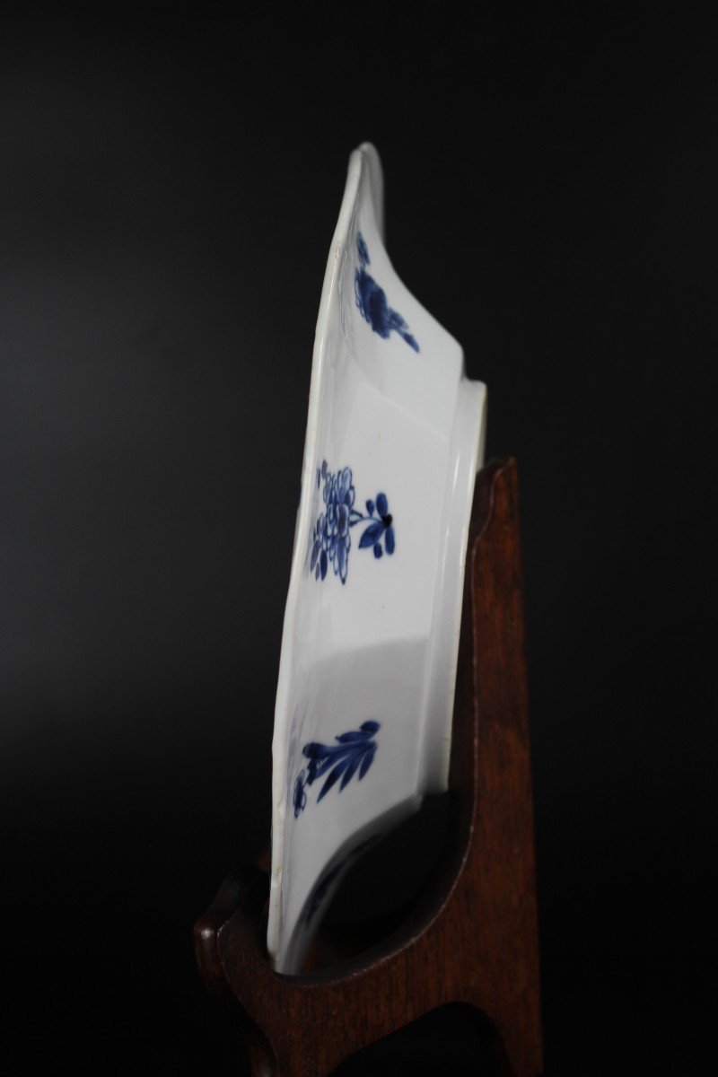 Kangxi Dish Chinese Porcelain Blue & White Plate Marked Zhi 17th/18th Century Qing Dynasty-photo-6
