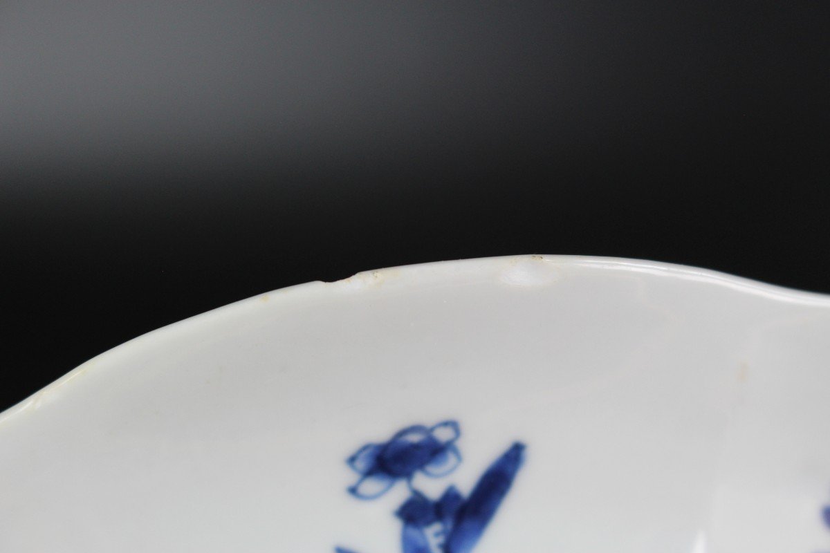 Kangxi Dish Chinese Porcelain Blue & White Plate Marked Zhi 17th/18th Century Qing Dynasty-photo-8