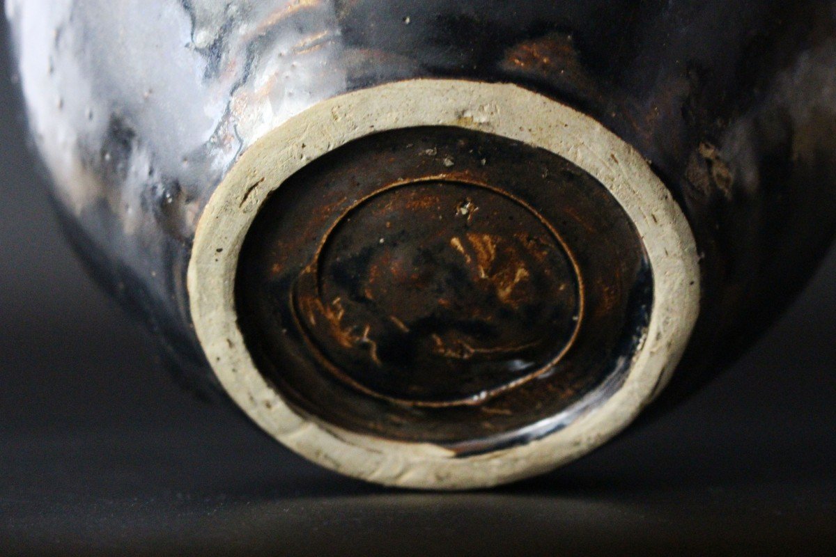 Pot De La Dynastie Song Du Nord, Céramique Chinoise, Pot à Vin Peint Roux Du Henan Dynastie Jin-photo-6