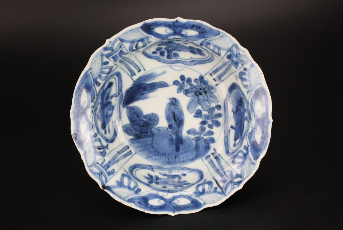 Chinese Porcelain Wanli Kraak Klapmuts Bowls Blue And White Ming Dynasty Antique 17th Century-photo-4