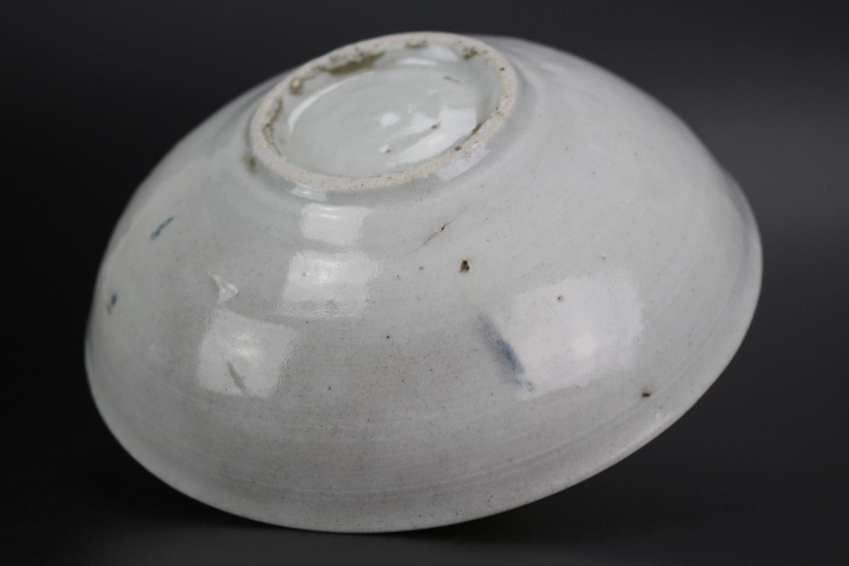 Japanese Porcelain Blue And White Shoki Imari Dish Edo Period Bowl Antique Early 17th Century -photo-8