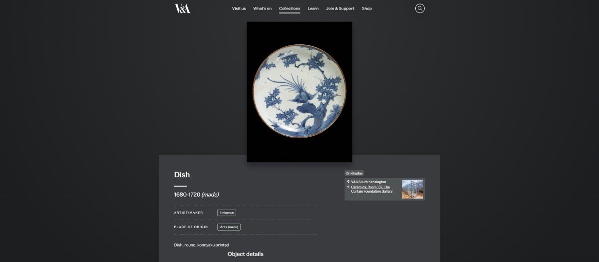 Japanese Porcelain Blue And White Dish Edo Period (1603-1868) 17 Century / 18th Century Plate-photo-7