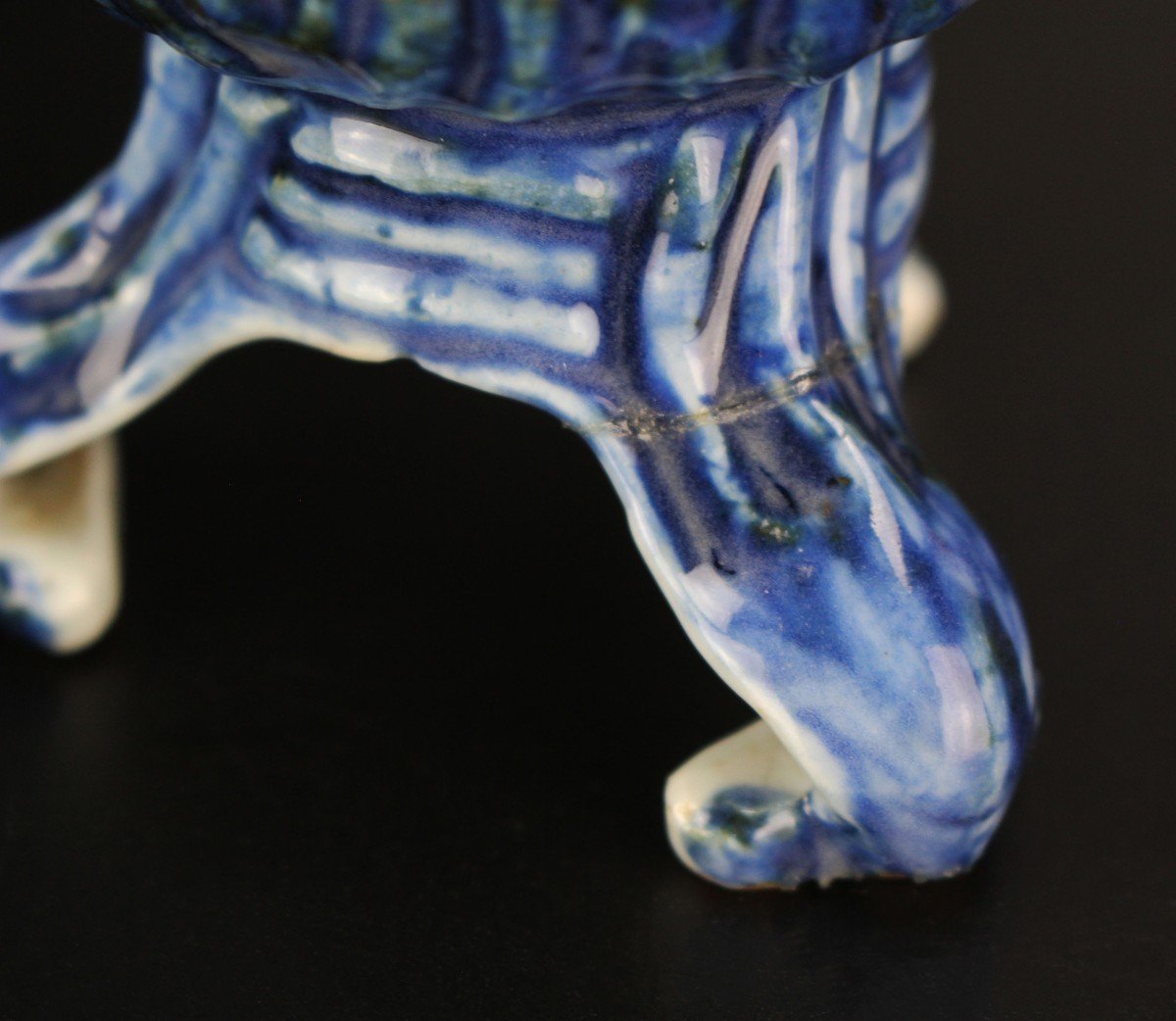 Porcelaine Chinoise Qianlong Bleu Et Blanc 18e Siècle Salières Dynastie Qing Vers 1740-1760-photo-8