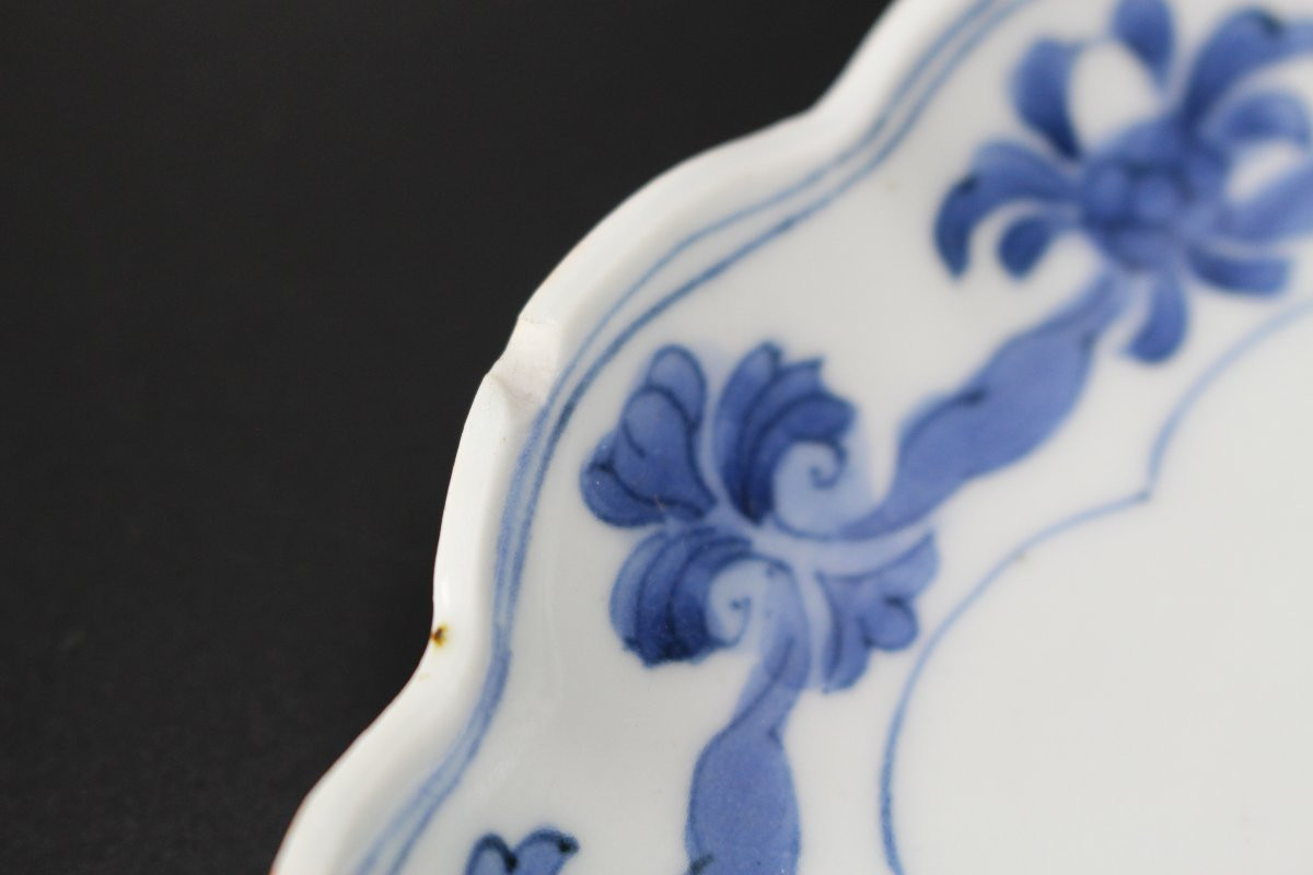 Plat Arita En Porcelaine Japonaise Bleu Et Blanc, époque Edo, Vers 1680-1720, XVIIe/xviiie S.-photo-7