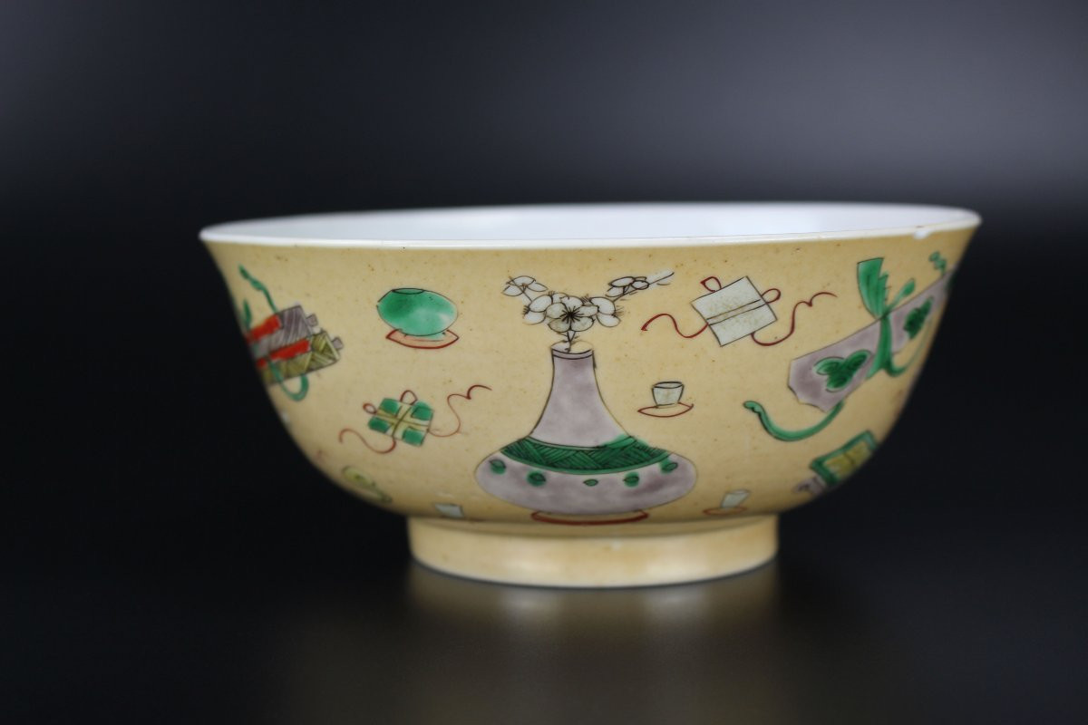 Kangxi Chinese Porcelain Famille Verte 18th Century Qing Dynasty C 1700 - 1720 Hundred Antiques-photo-3