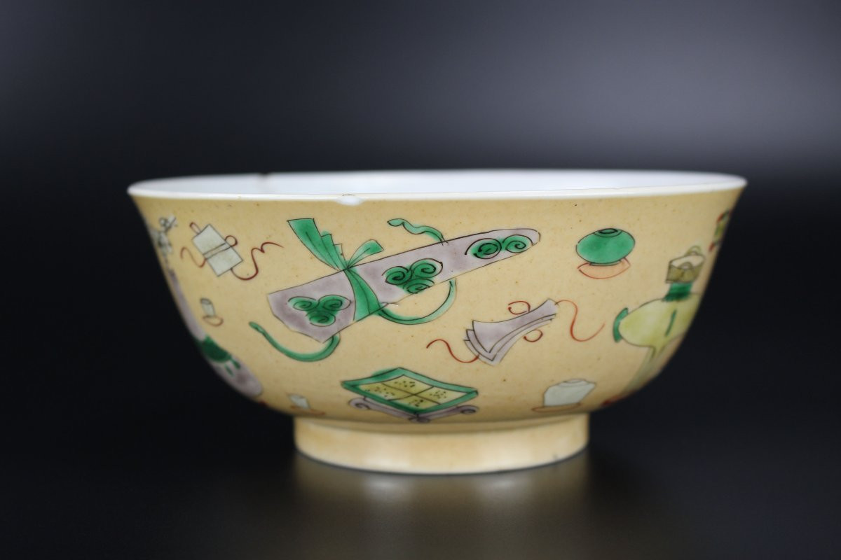 Kangxi Chinese Porcelain Famille Verte 18th Century Qing Dynasty C 1700 - 1720 Hundred Antiques-photo-4
