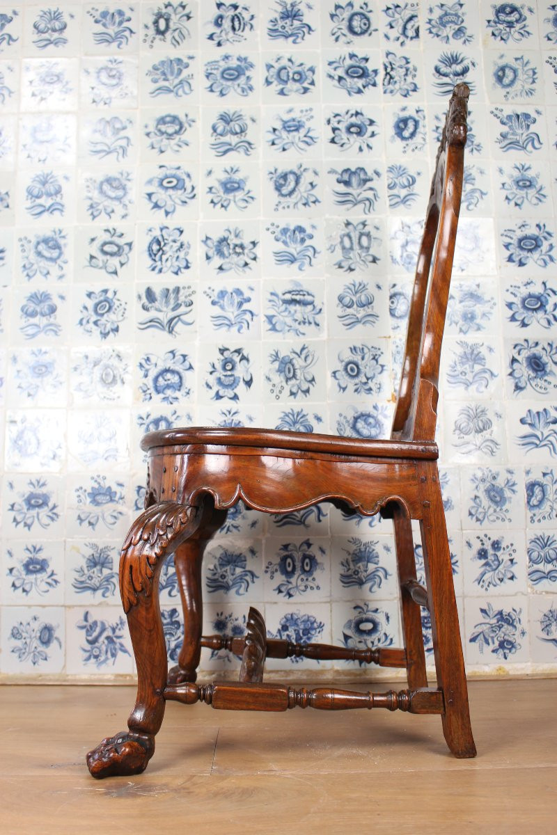 Paire de chaises coloniales hollandaises en bois de satin, Galle, Ceylan, XVIIIe siècle-photo-3