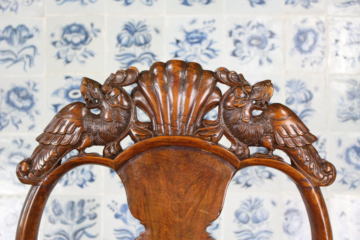 Paire de chaises coloniales hollandaises en bois de satin, Galle, Ceylan, XVIIIe siècle-photo-5