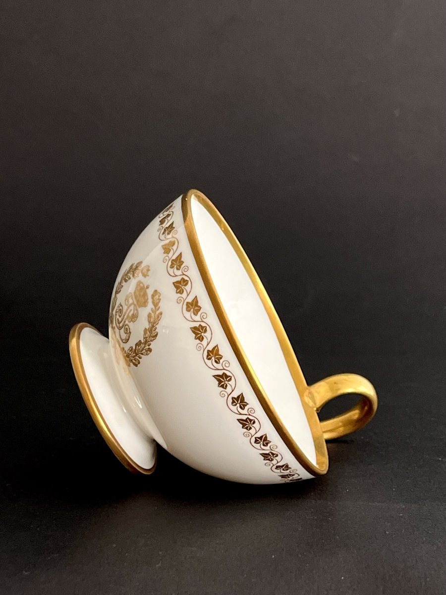 Sèvres - Tea Cup From The Service Des Princes Of King Louis-philippe At The Château De Neuilly - 19th Century-photo-4