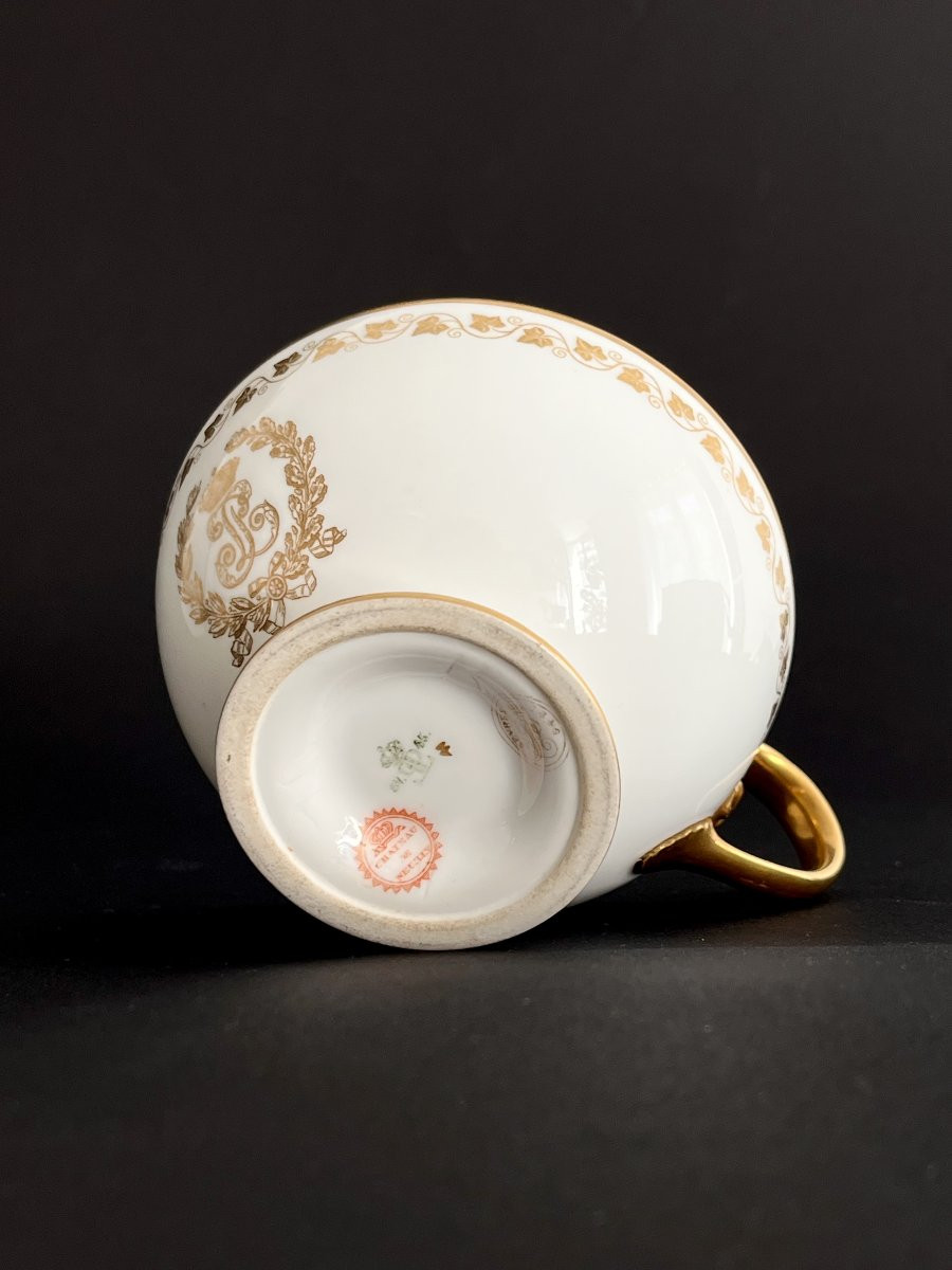Sèvres - Tea Cup From The Service Des Princes Of King Louis-philippe At The Château De Neuilly - 19th Century-photo-5